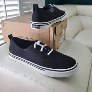 Sperry Crest CVO Woman Sneaker in Black NWOT